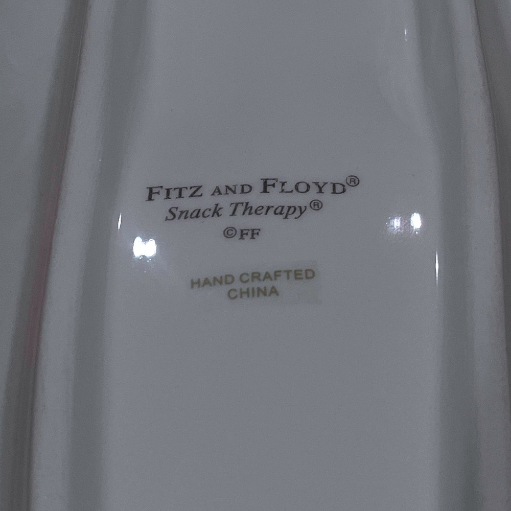 Fitz and Floyd Santa Claus Snack Therapy Serving Dish - Picture 5 of 6